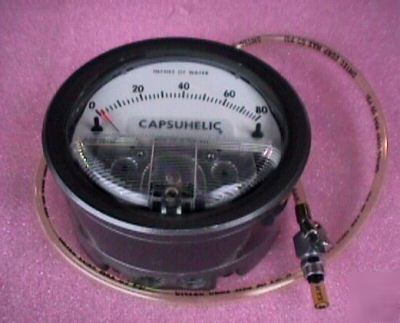 Dwyer-4080 capsuhelicÂ® differential pressure gage 0-80â€
