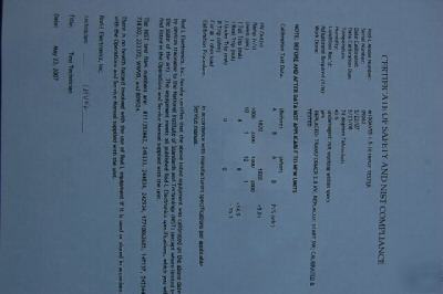 Guar rod-l M100 AVS5 hipot hi-pot tester M100AVS5 rodl