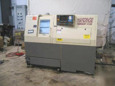 Hardinge conquest st-20 sws, '95, swiss-style cnc lathe