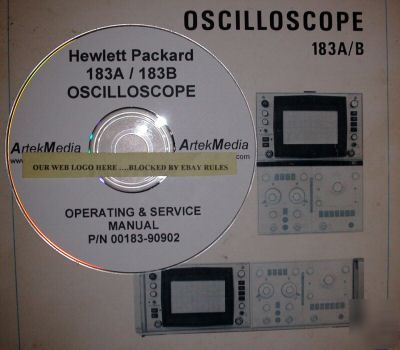 Hp 183A 183B operating & service manual