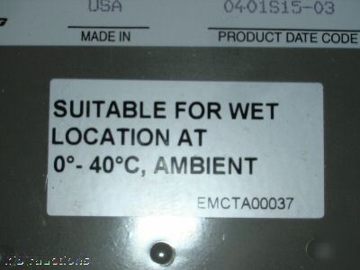 Lithonia nema 4 4X battery emergency lighting light 