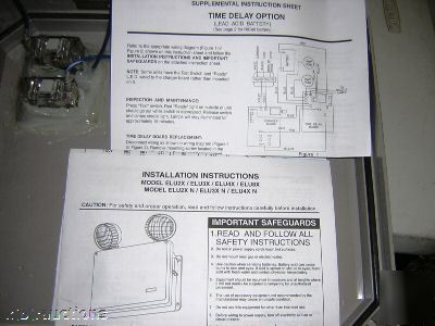 Lithonia nema 4 4X battery emergency lighting light 