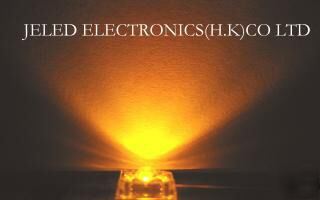 New 50X superflux yellow 3MM r/h ledlamp 10,000MCD fs