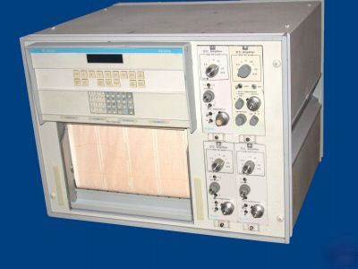 Nice 4 channel ink strip gould chart recorder RS3400