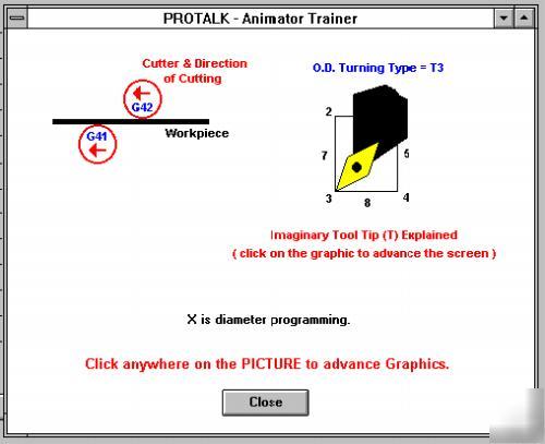 Protalk studio - cnc programming training software