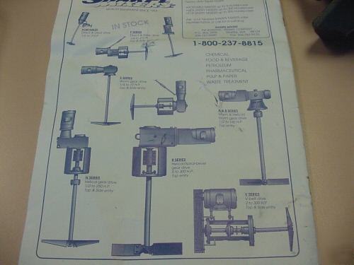 Sharpe 1/4 hp mixer reliance motor 56C frame 1750 rpm