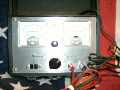 Vintage conar appliance tester/ohmmeter-immaculate 