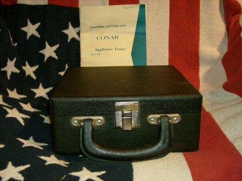 Vintage conar appliance tester/ohmmeter-immaculate 