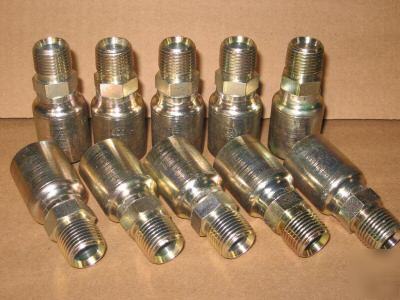  parker hydraulic hose fitting #6 3/8