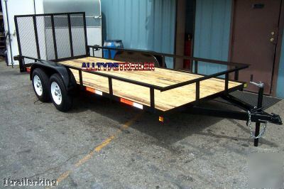 New 2008 utility cargo landscape motorcycle atv trailer