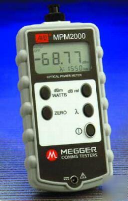 New megger MPM2000 single mode power meter and boxed