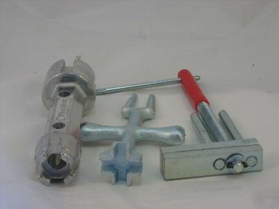 Plumbers tools 3 peice drain pulling kit pro-quality