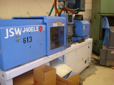 1998 jsw 40-ton electric plastic injection molding 