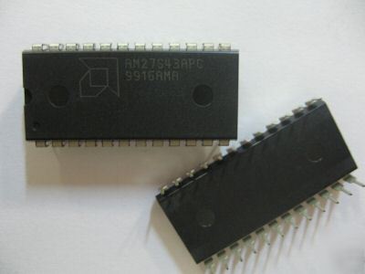 2PCS p/n AM27S43APC ; 900 mil plastic dip , mfg:altera