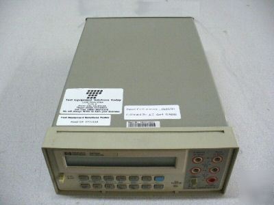 Agilent 3478A dmm bench 5.5 digits