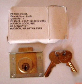 Cabinet drawer lock hudson 0933L 2 x 1 1/2