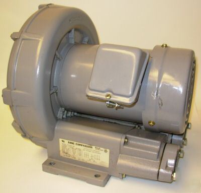 Fuji electric ring compressor regenerative blower 98CFM