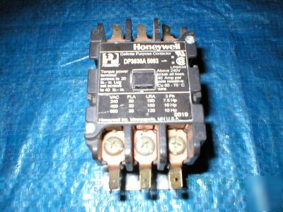 Honeywell definite purpose contactor DP3030A 5003