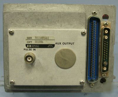 Hp 83572C rf plug in w/opt. 001 & 006, 30 day warranty