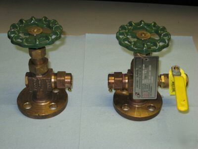 Jacoby tarbox tube globe valve set 100 psig 265*f