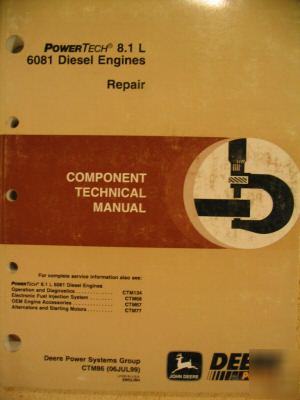 John deere 6081 eng 8110 8210 8310 8410 9100 9510 9610