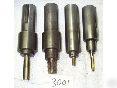 Large tap adapters, 4 pcs with taps