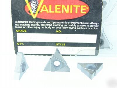 New 20 valenite tpmc 43NG187 VC2 carbide inserts SM736