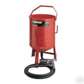 New sandblaster w/3-gal. metal hopper # 009-0366CT 