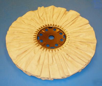 New ventilated muslin buffing wheels 16