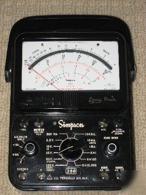 Simpson 260 series 8P volt-ohm-milliammeter