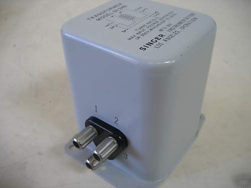 Singer gertsch st-248 turns ratio transformer 1:1