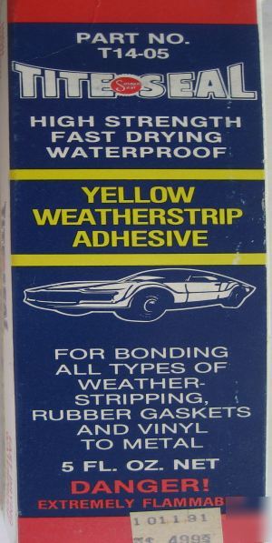 Titeseal weathersrip yellow adhesive-tts T1405