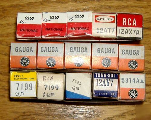 Tube grab bag - 18 tubes - most nos / 