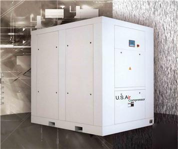 Us air screw compressor 75 hp 375CFM w/ingersol rand a