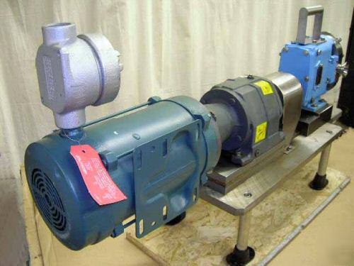Waukesha rotary positive displacement pump model 6U