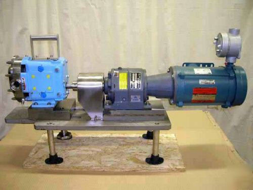 Waukesha rotary positive displacement pump model 6U