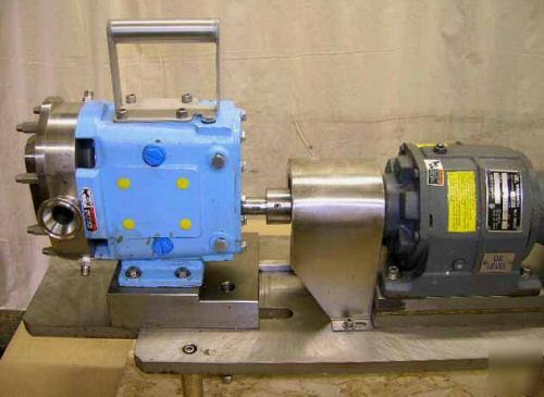 Waukesha rotary positive displacement pump model 6U