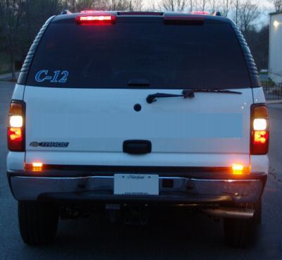 Whelen TIR3 dash deck grill led light, RSA03ZCR