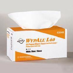 Wypall* L40 wipers pop up box white 810/case kcc 03046