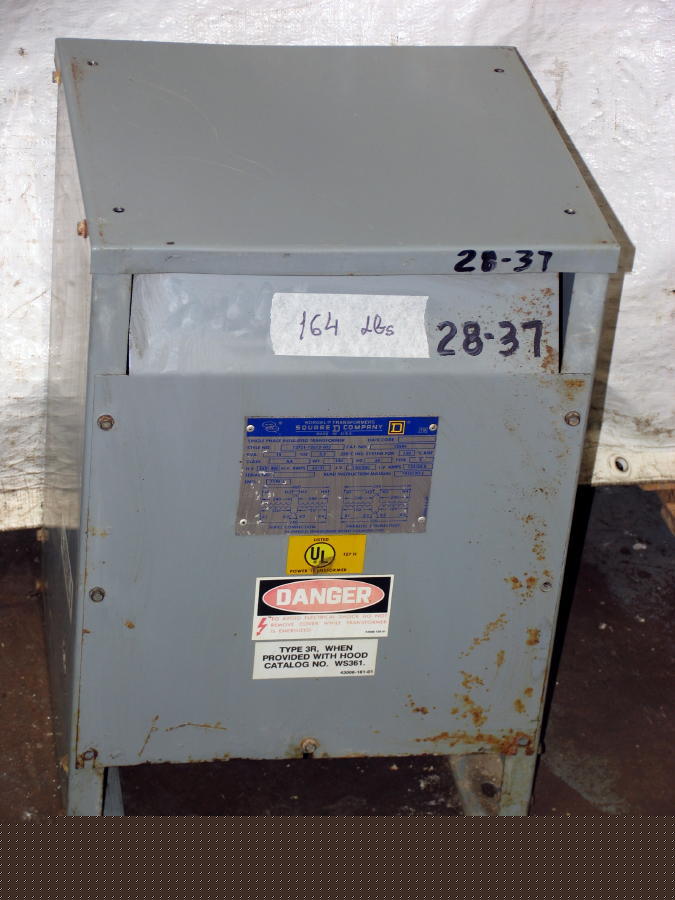 Square d 15 kva dry-type insulated transformer