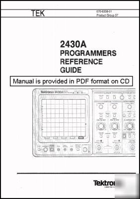 Tektronix 2430A programmers manual (070-6338-01)
