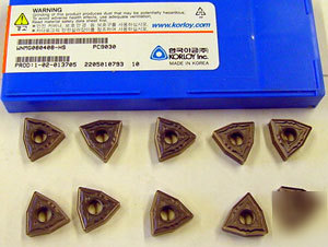 10 pcs korloy wnmg 432-hs roughing sts carbide insert