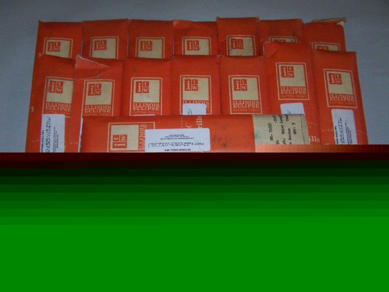 33/64 taper length hss drill bits 33/64 usa made