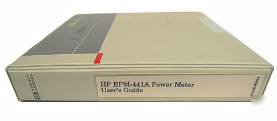 Agilent hp epm-441A power meter user guide
