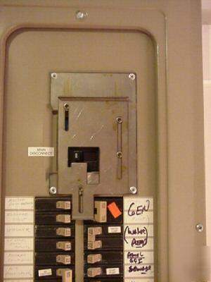 Cutler hammer interlock generator cover