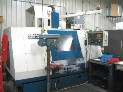 Daewoo ace-V50 cnc vertical machining center mill fanuc