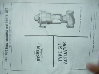 Fisher controls 1/2 reversible diaphragm actuator valve