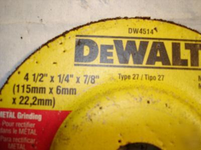 New dewalt - six 4-1/2