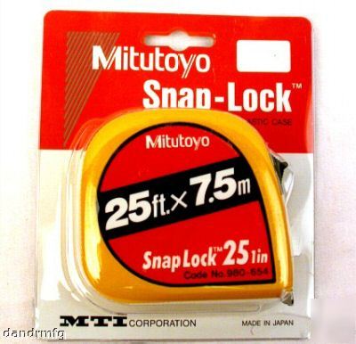 New mitutoyo japan 25 foot ft precision measuring tape