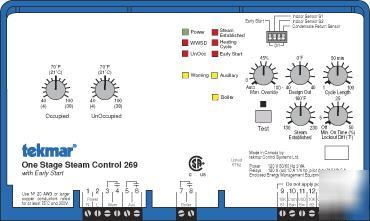New tekmar boiler control 269 one stage steam control 